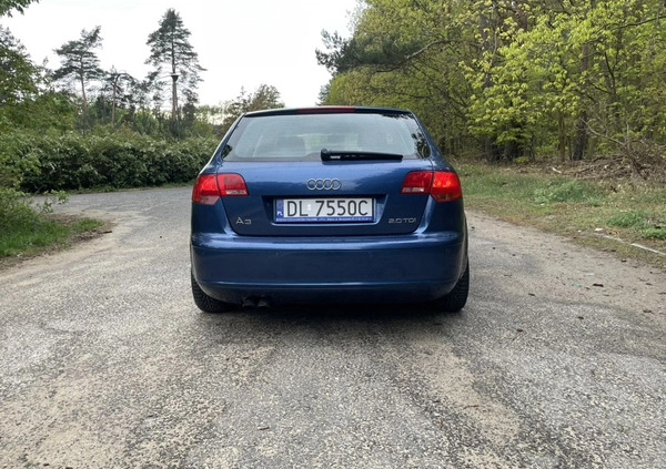 Audi A3 cena 13900 przebieg: 285000, rok produkcji 2005 z Legnica małe 29